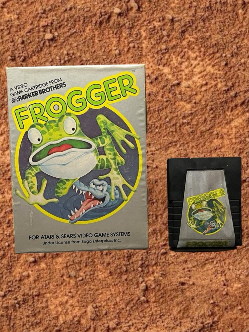 Atari 2600 FROGGER Parker Brothers 1982 Game Box & Cartridge Only